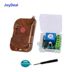 Универсальный модуль приемника, 433 МГц, 12 В постоянного тока, беспроводной пульт дистанционного управления, сигнализация, электрический гаражный замок, дверной контроллер