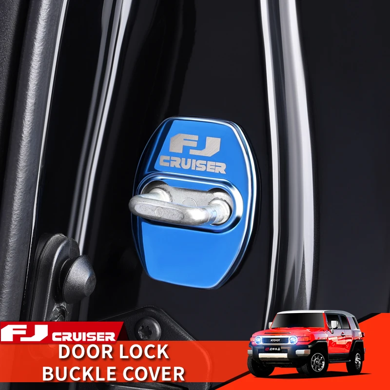 

06-21 год, Toyota принадлежности для FJ Cruiser, модификация интерьера, дверной замок, украшение, чехол, защитная крышка