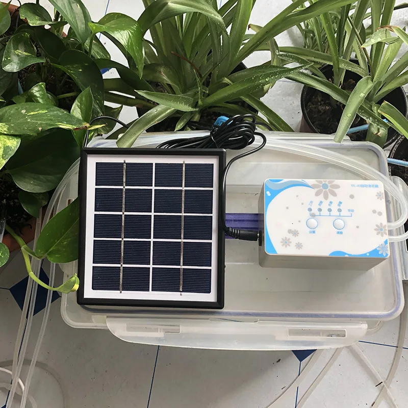 Умная Система капельного орошения на солнечной батарее с трубопроводом низким