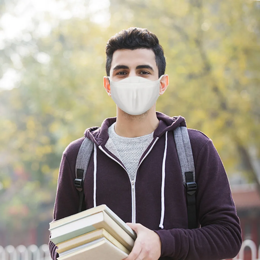 2 шт Многоразовые моющиеся маски для лица от пыли мужчин женщин унисекс защитные