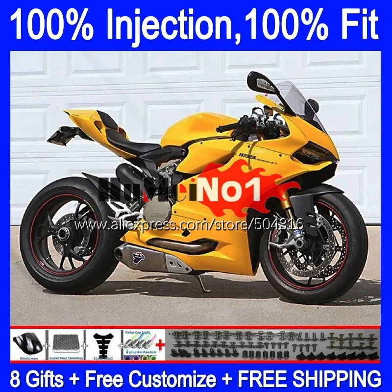 

Инъекция для DUCATI Panigale 899 1199 S 1199R 120MC.21, желтый запас 899S 12 13 14 15 16 1199 S 2012 2013 2014 2015 2016 обтекатель