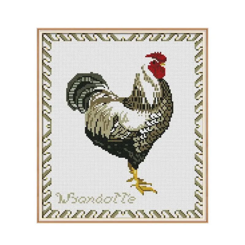 

The big cock 1 cross stitch kit Square Round Drill stitching embroidery DIY handmade needlework