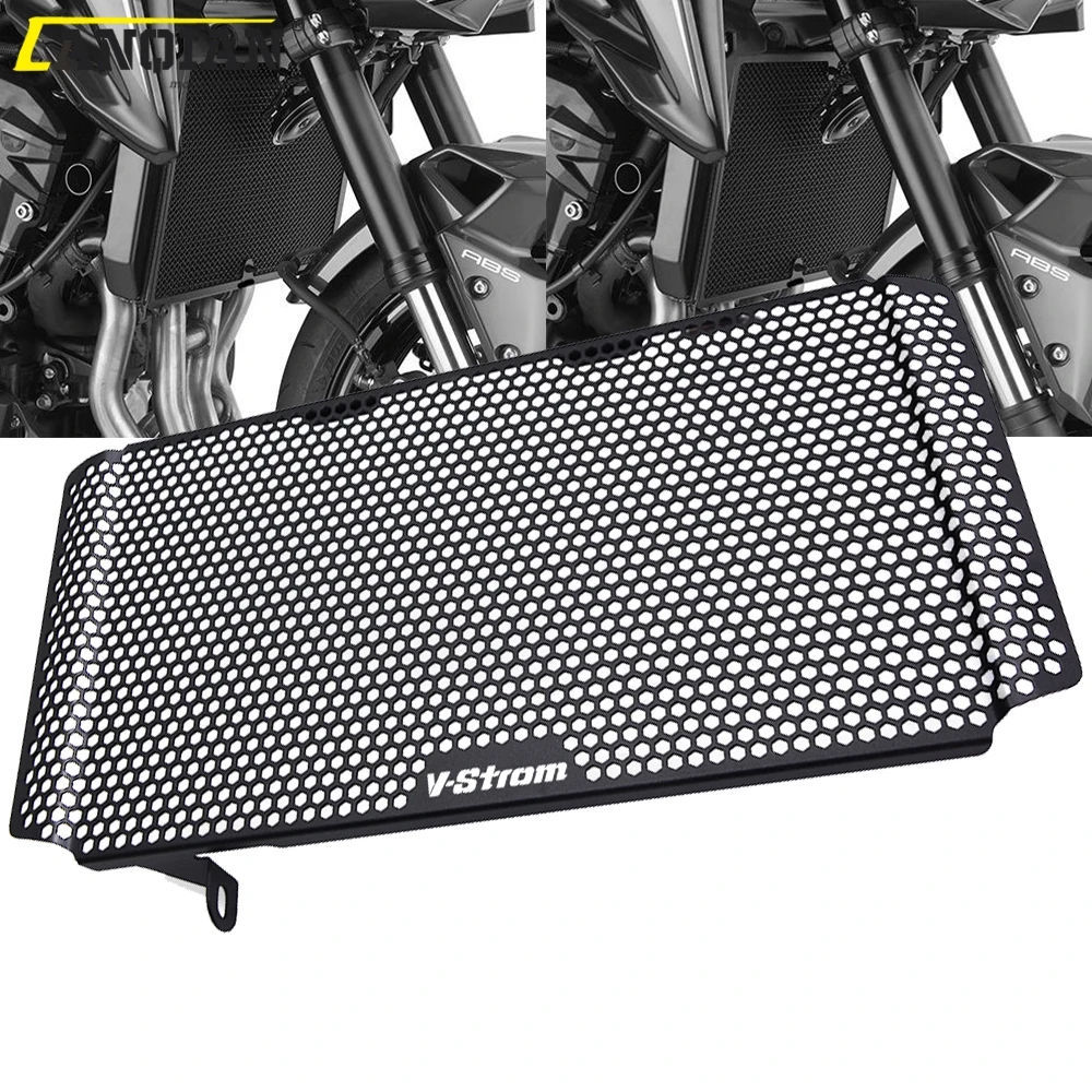 

Мотоциклетная алюминиевая решетка радиатора Защитная крышка боковая часть решетка протектор для Suzuki V-Strom 2018 - 2019