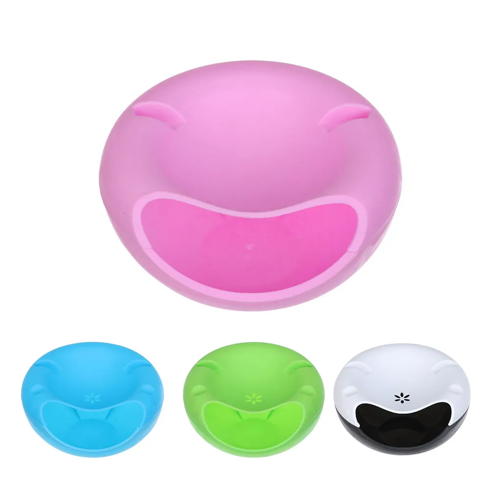 

Creative Bowl Double Layer Dry Fruit Containers Snacks Seeds Storage Box Garbage Holder Plate Dish Organizer with Phone Holde