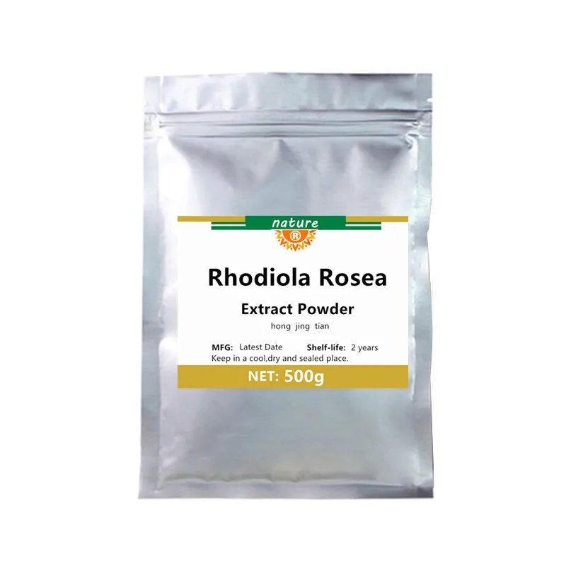 

Natural Stress Relief Rhodiola Rosea Extract 5% Rosavins and 3% Salidroside,hong Jing Tian,High Quality,free Shipping
