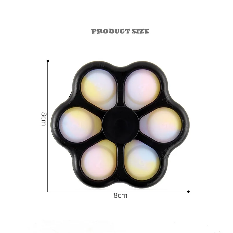 

Fidget Toys Simple Dimple Relief Keychain Squeeze Sensory Toy Antistress Toys Kids Adults Early Educational Autism