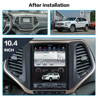 aotsr tesla 10 4%e2%80%9c android 8 1 vertical screen car dvd multimedia player gps navigation for jeep cherokee 2014 2018 carplay
