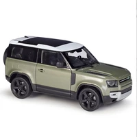 welly diecast 124 scale 2020 defender high simulation model car alloy metal toy car for chlidren gift collection