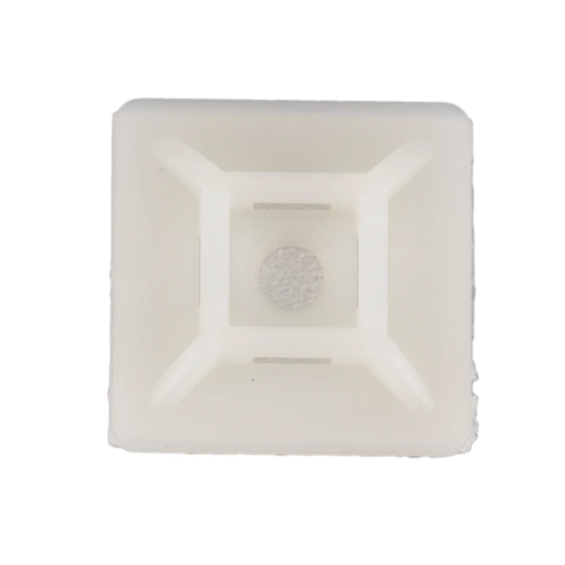 100x1 упаковка клейких кабельных проводов прямоугольные крепления зажимы