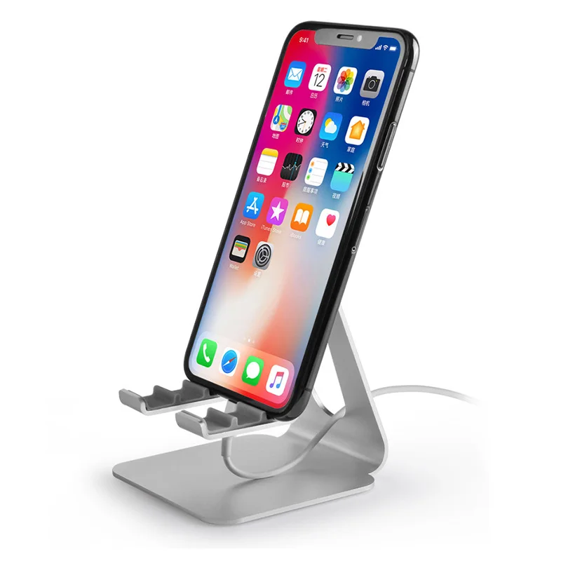 Держатель для телефона iPhone 11 Pro X Samsung Huawei Xiaomi металлический вращающийся держатель