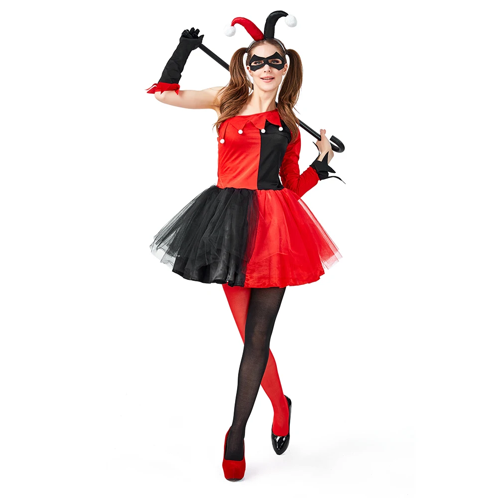 Женский костюм для косплея Harley Quinn косплей Хэллоуин| |