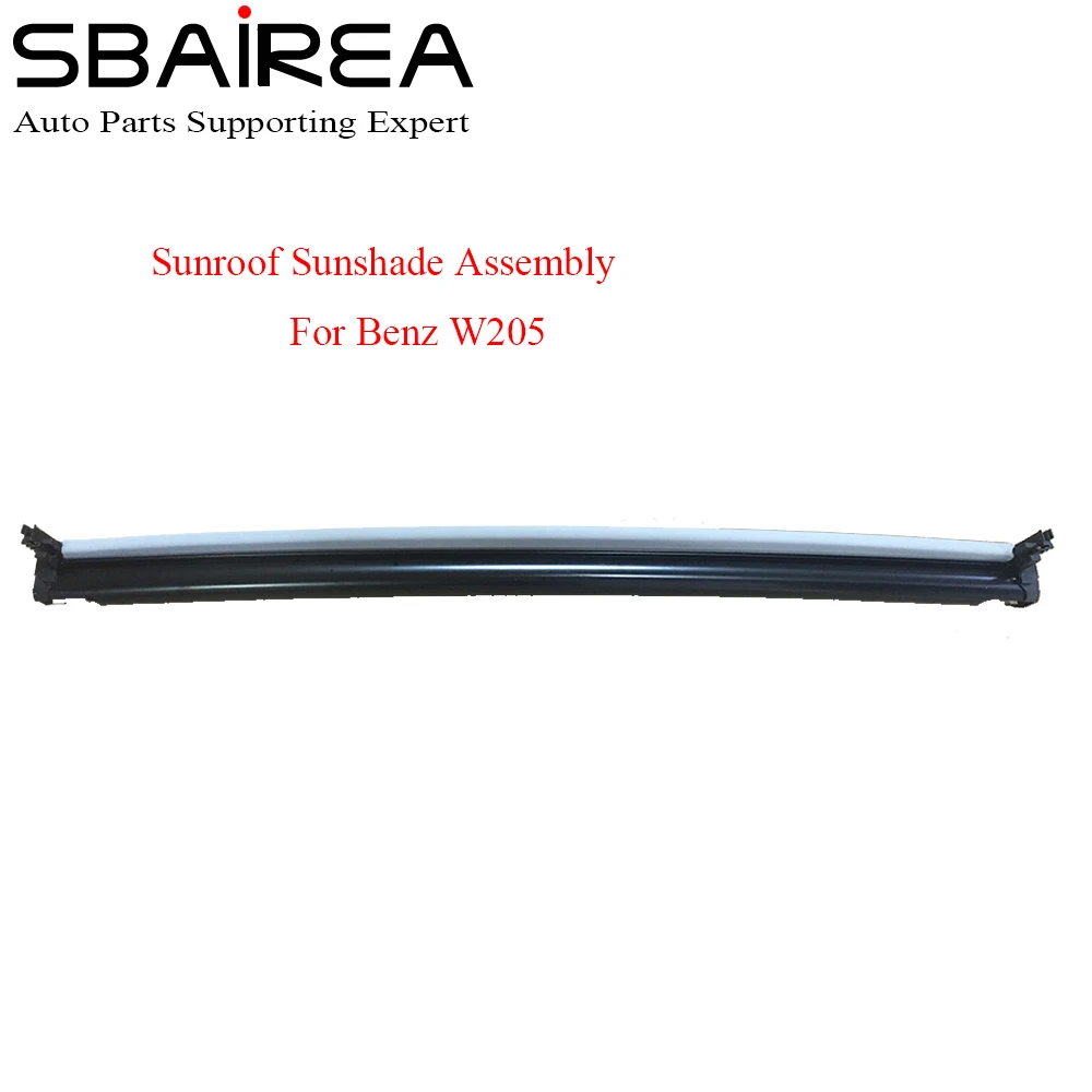 

SBAIREA Car Sunroof Shade Front Sunshade Assembly For Mercedes BENZ W205 Grey Black Elrctric Curtain 2014-2019