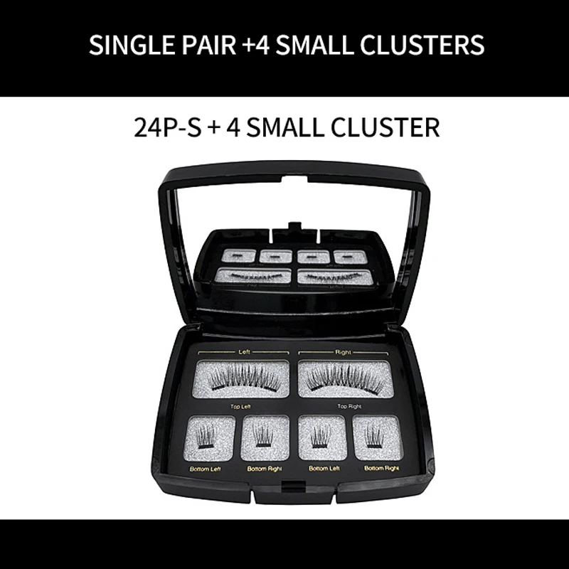 3d магнит накладные ресницы четыре маленькие втираются акриловый набор без клея