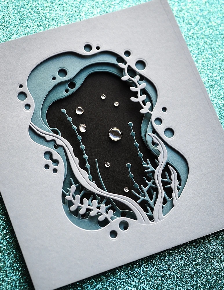 AliliArts 2021 металлические штампы коралловый фон сделай сам скрапбукинг фотоальбом