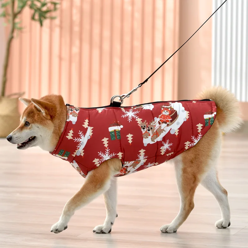 

Dog Clothes Winter Pet Dog Jacket Coat Waterproof Christmas Puppy Clothing Small Medium Large Dog Pug Chihuahua Ropa Para Perros