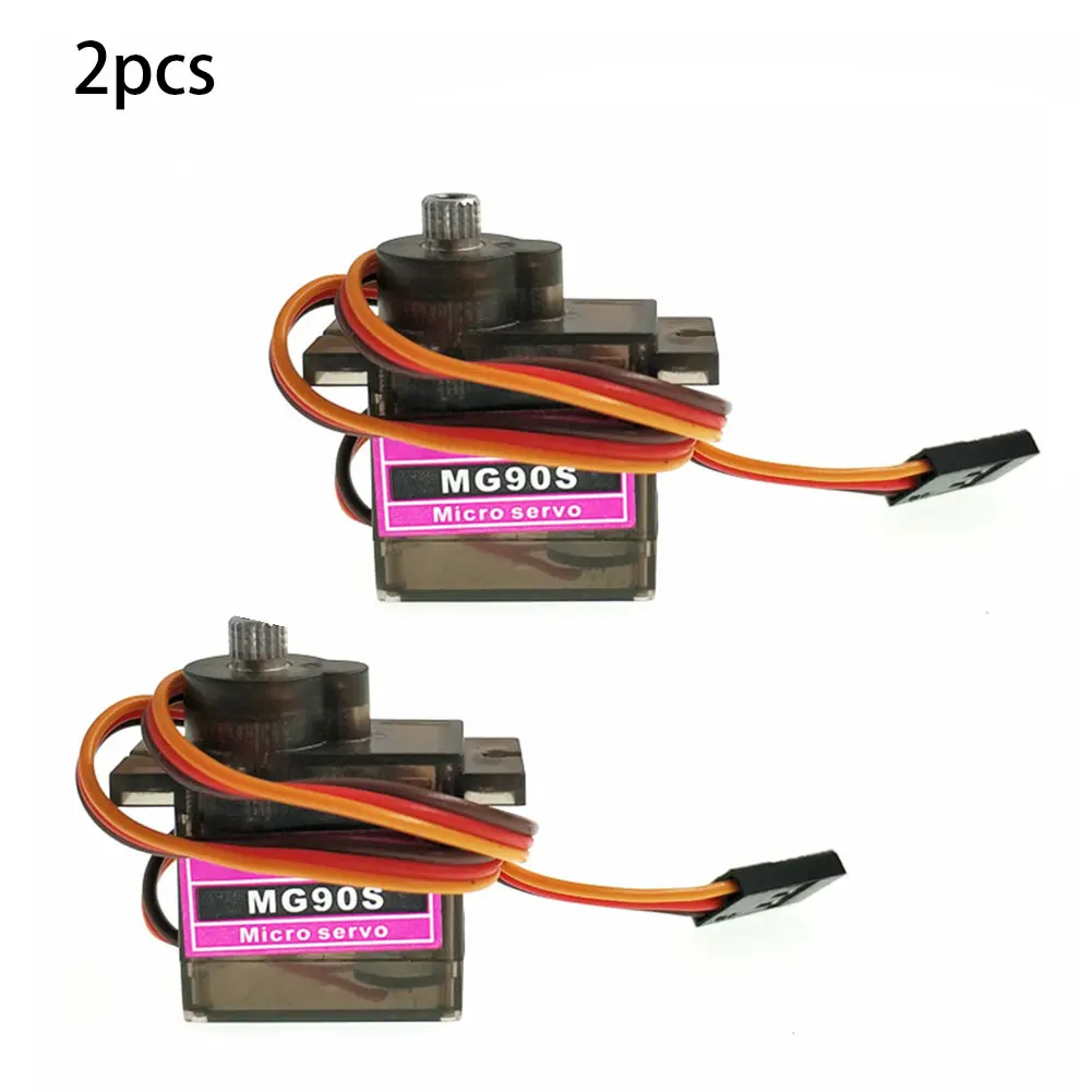 

2PCS MG90S Metal Gear Digital Servo SG90 For Rc Helicopter Plane Boat Car MG90 9G Trex 450 RC Robot Helicopter UNO Diy