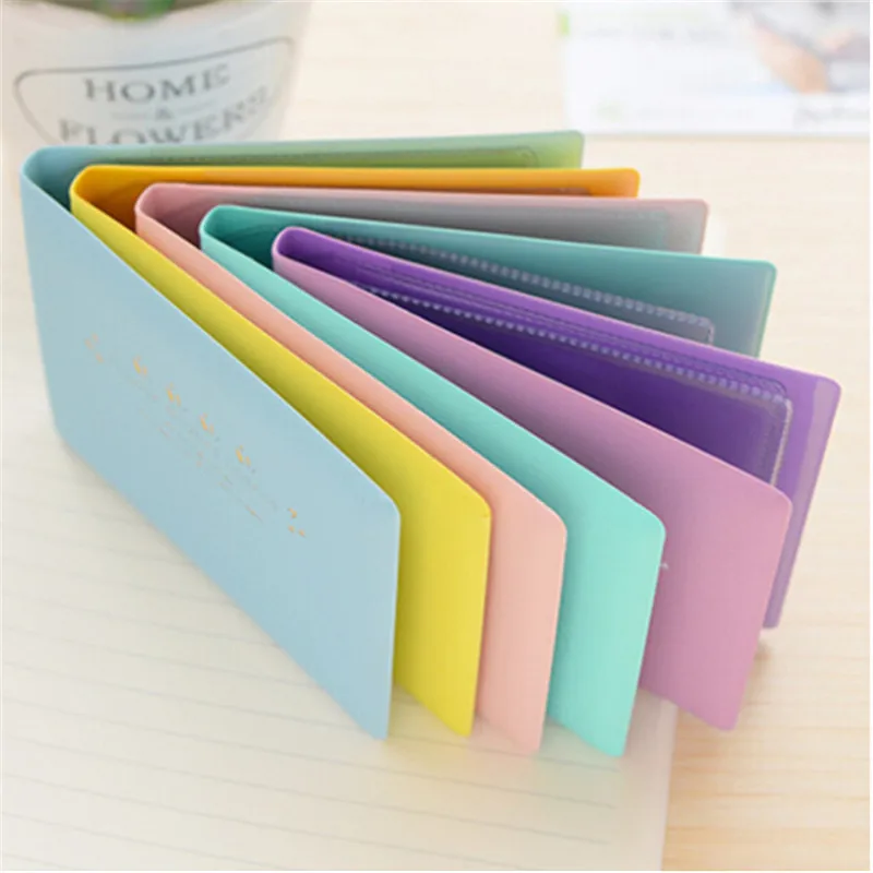 

Candy Color Wallet Passport Unisex PU Leather Durable High Quality Card Holder Business Card Wallet Card Holder ID Passport