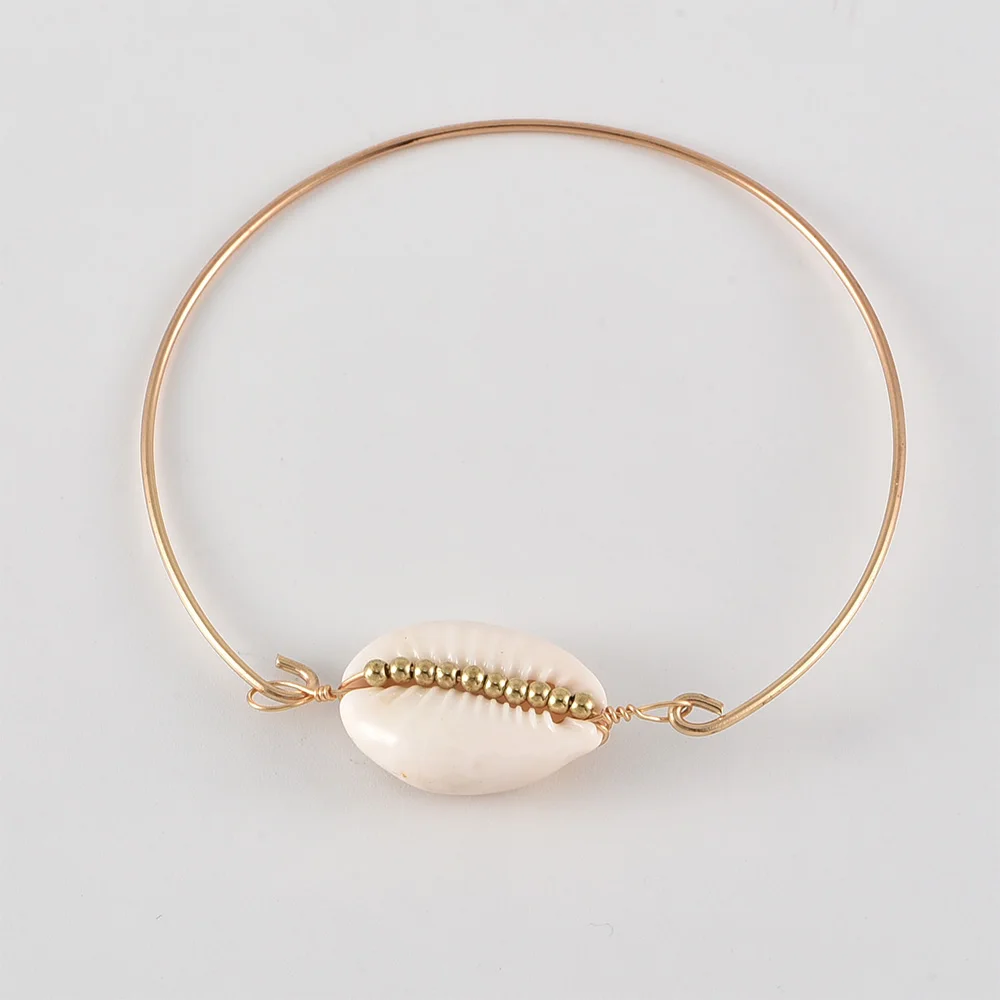 6 шт./партия Для женщин Браслеты богемные в виде ракушки бусины со стрелкой