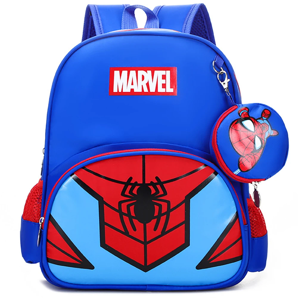For Children Brand Cartoon Spiderman Boys Shoulders Bags Students Luxury Fashion Schoolbags Large Capacity