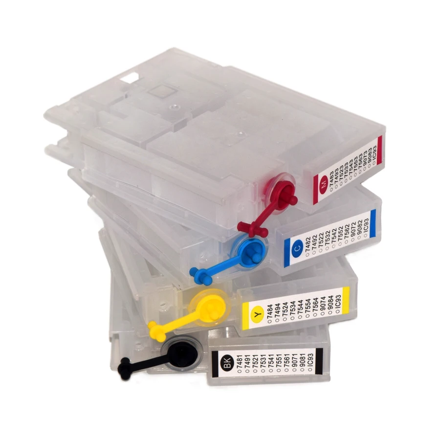 T7551 T7561 T7564 многоразовый картридж с чипом автосброса для принтеров Epson WF 8010 8510