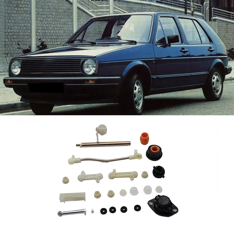 

Car Gearbox Gear Shift Linkage Repair Kit for Golf II 1984-1992 Gear Shifting Repair 191711574 191711595A