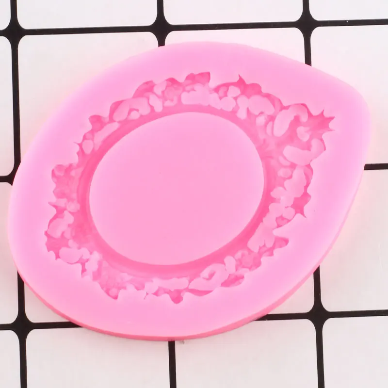 3D Frame Cake Border Silicone Molds DIY Relief Lace Cupcake Topper Fondant Decorating Tools Candy Chocolate Gumpaste Moulds | Дом и сад