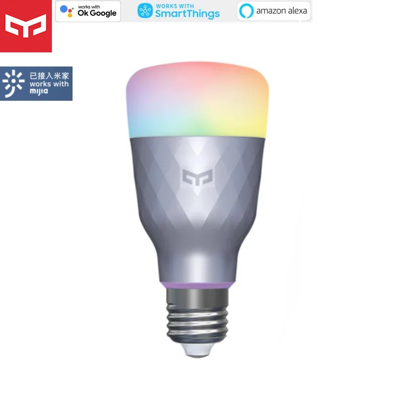 Умная Светодиодная лампа Yeelight цветная RGB 1SE E27 Wi Fi управление через приложение MiHome
