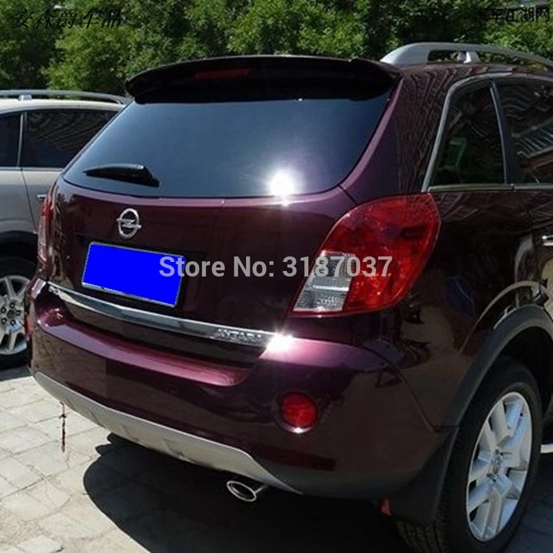 

For Opel Antara Spoiler 2008-2013 ABS Plastic Unpainted Color Rear Roof Spoiler Wing Trunk Lip Boot Cover Car Styling