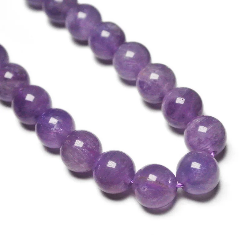 

Natural Amethyst Round Loose Spaced Beads Jewelry Accessories For DIY jewelry making bracelets and necklaces wholesale