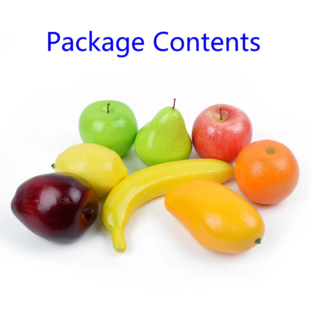 

Variety Artificial Fruits Plastic Fake Fruit Kitchen Table DIY Home Decoration Grapes Photography Props Decoration Fake Fruit