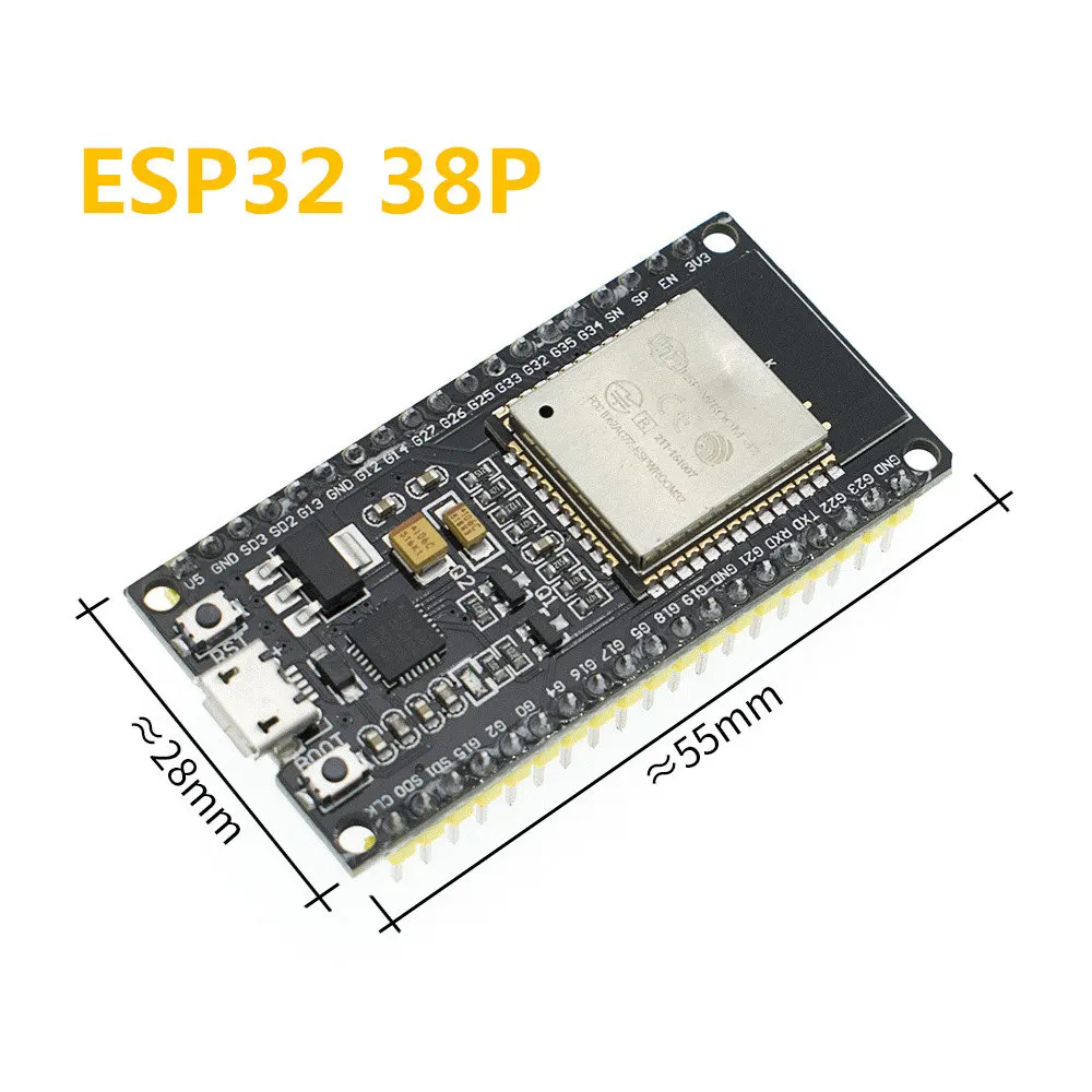 ESP32 макетная плата 30 P/38 P WiFi+ Bluetooth сверхнизкой Мощность потребление двухъядерный ESP-32 ESP-32S ESP-WROOM-32 - Цвет: ESP32 38P