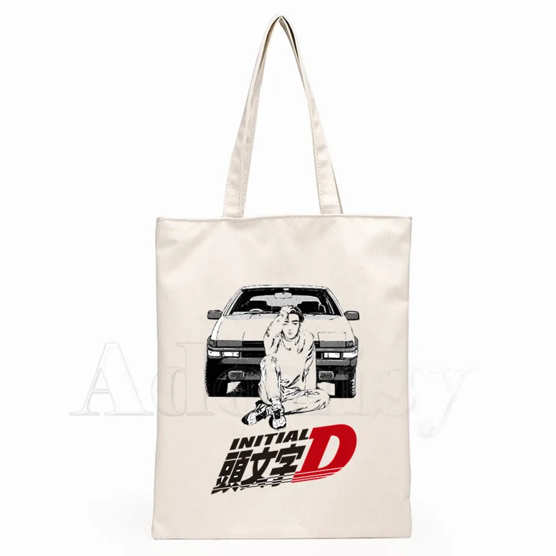 Женская тканевая сумка-тоут Drift многоразовая сумка с принтом японского аниме