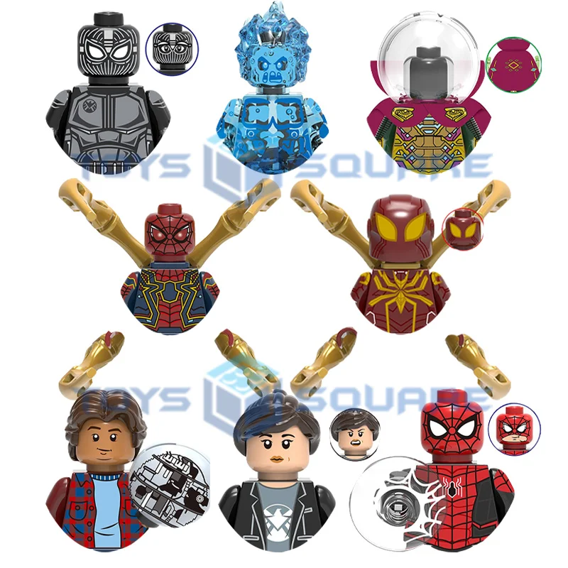 Набор строительных блоков: загадочный паук Мария гидро Хилл Лиз человек набор