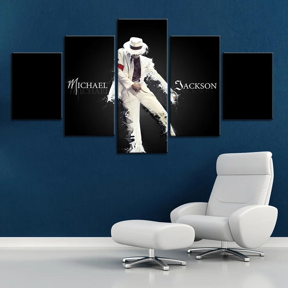 5 шт. настенные картины Майкла Джексона без рамки|Рисование и каллиграфия| |
