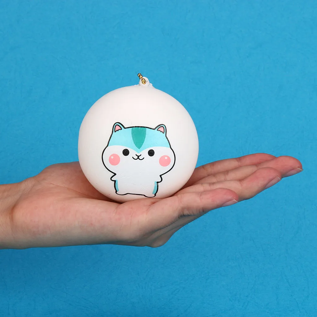 Игрушка для имитации пончика мягкая цветная пончик с ароматом медленно