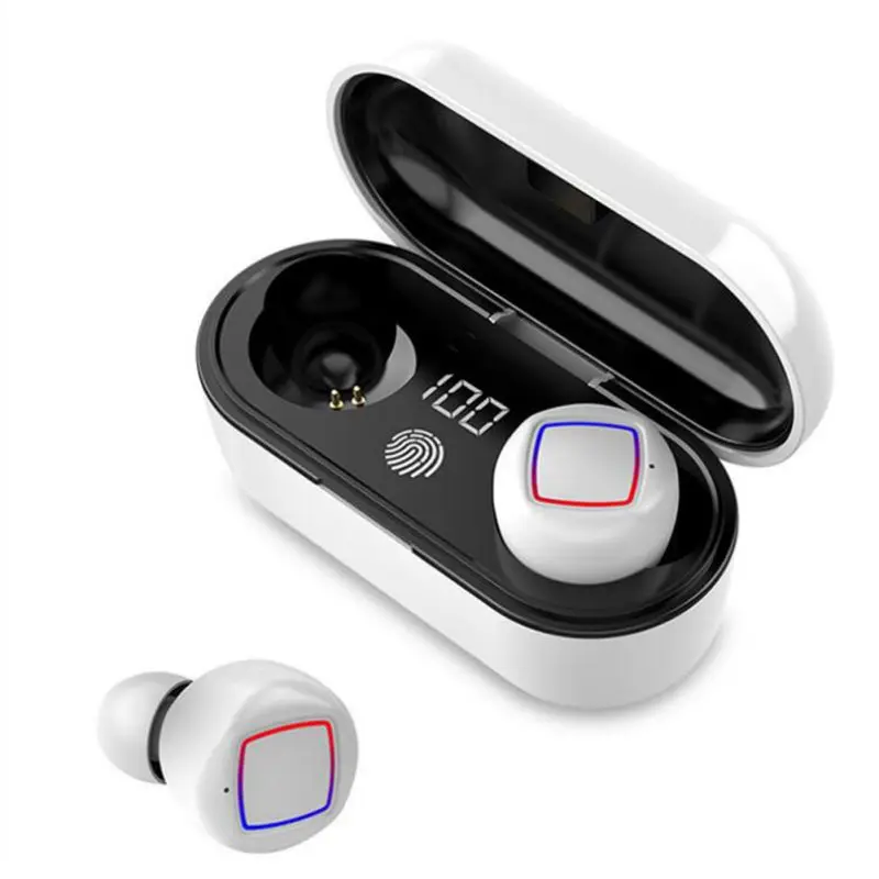 Беспроводные наушники TWS для Bluetooth 5 0 3D сенсорное управление отпечатком пальца