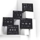 QIANLI 3D Трафарет из оловянной стали для i5 i6 i7 i8, модуль связи, квадратное отверстие, фаска, жестяная стальная сетка