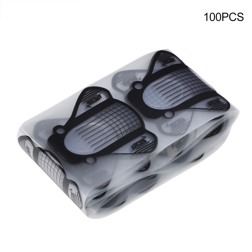 100 шт форма для ногтей прозрачный стикер наращивания клейкие маркеры пчелиный