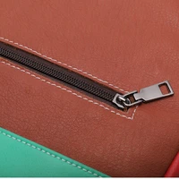 2020new Womens Bag Leather Stitching Color Backpack Retro Womens Cow Leather Bag Handbag Free Shipping