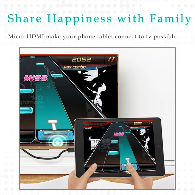 Micro HDMI совместимый кабель Mini штекер для проектора GoPro Sony цифровой экран tvbox 1 5