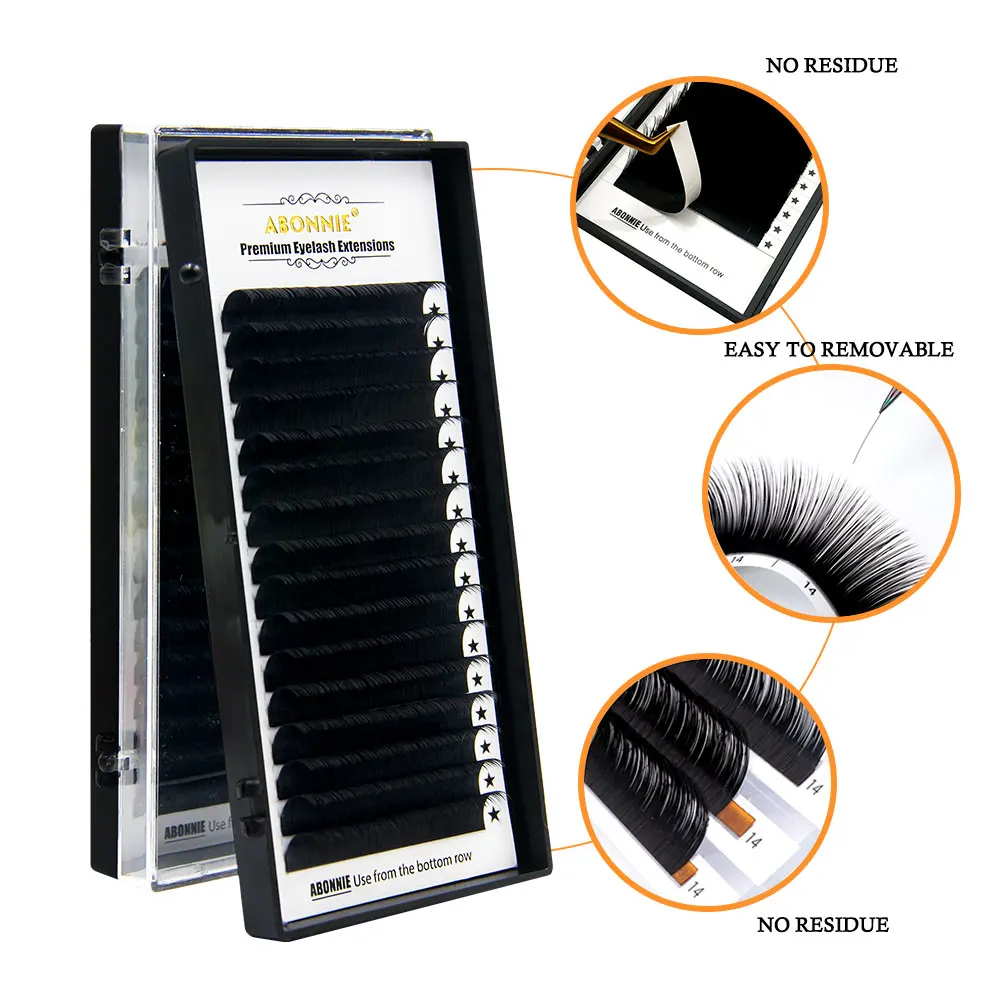 

Накладные ресницы из искусственной норки, 16 рядов, толщина от 0,05 до 0,25, мягкие ресницы для наращивания