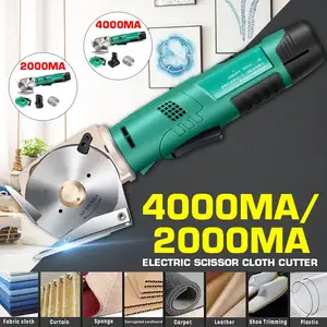 12 В постоянного тока Электрический набор ножей для ткани кожаные режущие инструменты сильная электрическая машина для резки ткани лезвия электроинструменты режущие пилы