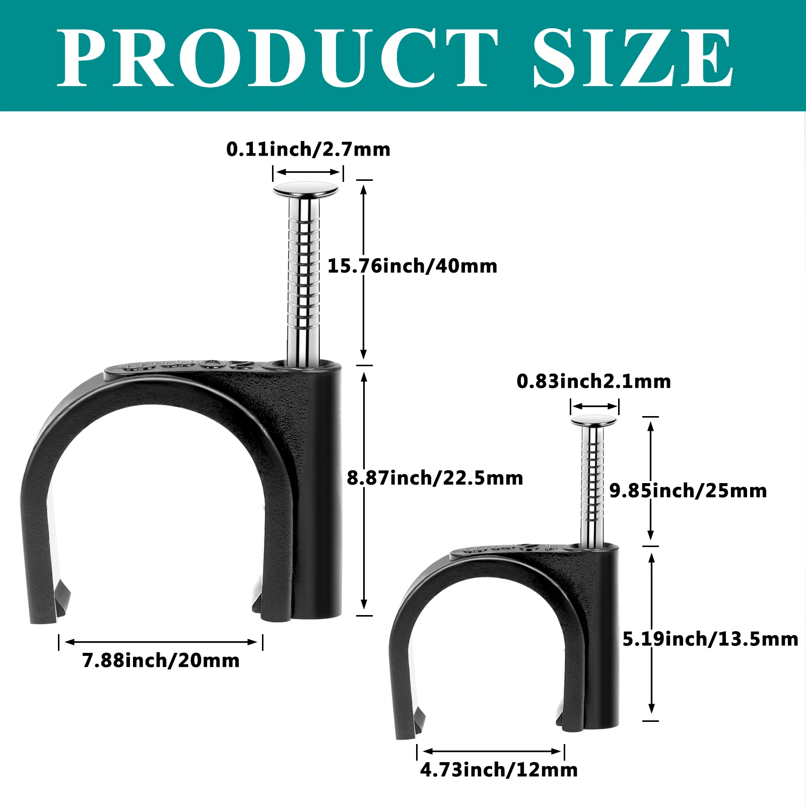 Пластиковый зажим для кабеля провода телефонной линии фиксатор-органайзер