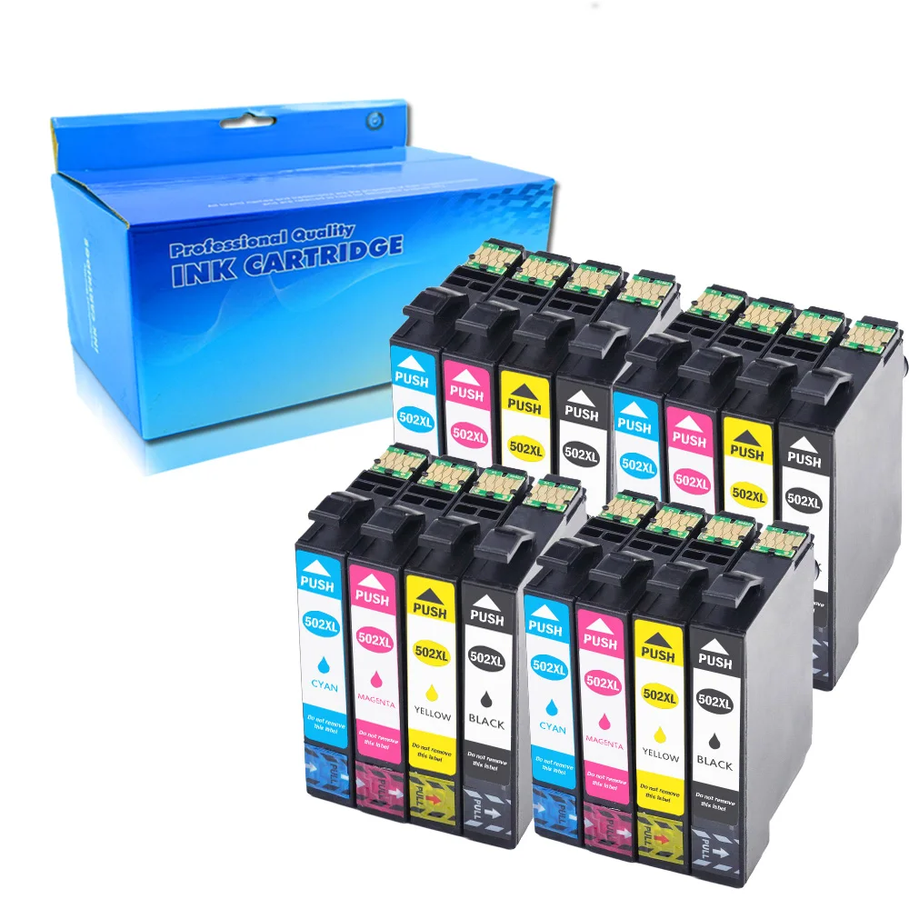Картриджи чернильные Epson T502 XL 16 шт./упаковка|Чернильные картриджи| |