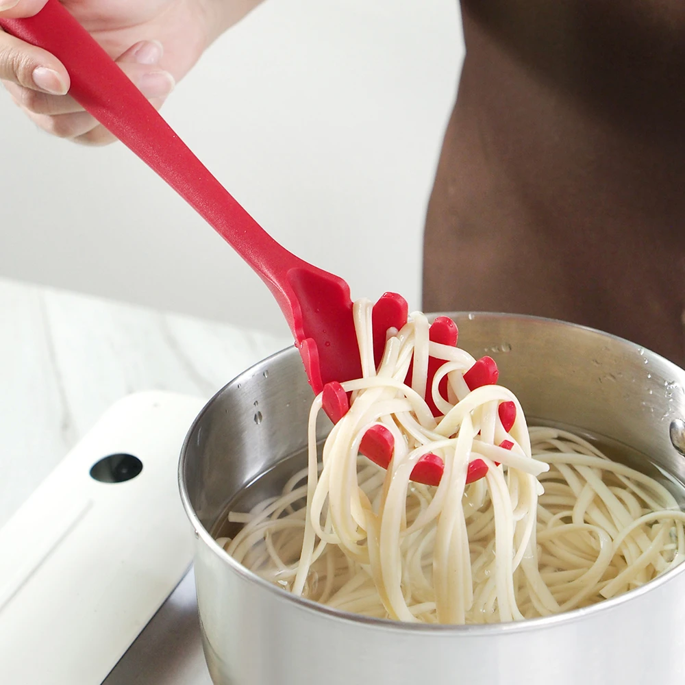 Силиконовые кухонные инструменты наборы для приготовления супа ложки лопатки