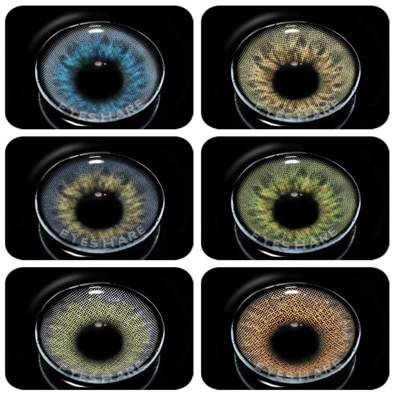 EYESHARE Color Contact Lenses IRIS SERIES Cosmetic Colored Contacts for Eyes Beauty Eye Lens Makeup | Красота и здоровье