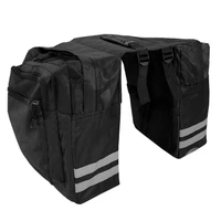 bicycle rear seat bag cycling bike rack double pannier bag grocery storage carrier bag pack bicycle rear seat bags