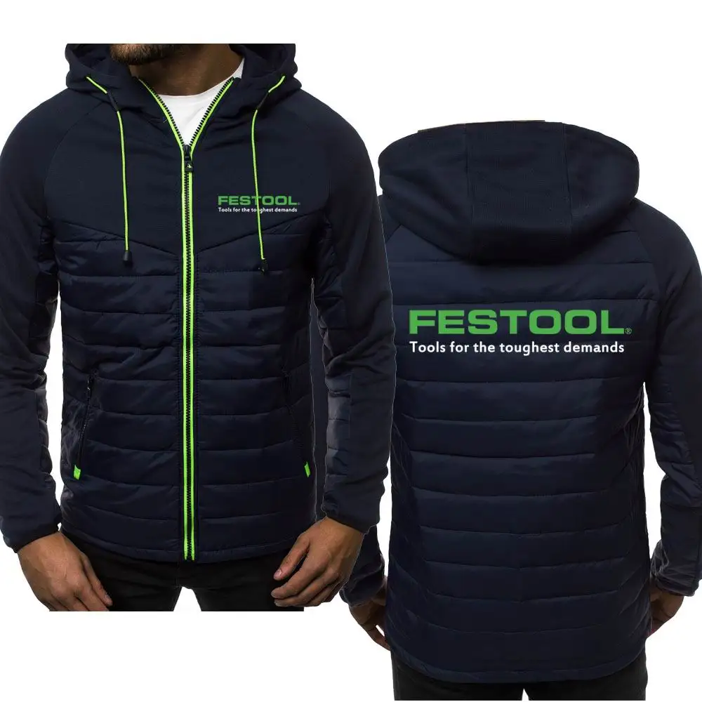 

2021 New Men Hoodies for Festool Tools Spring Autumn Jacket Casual Sweatshirt Long Sleeve Zipper Hoody