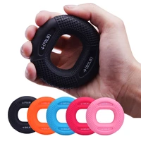 1pc finger hand grip 20 80 lb silicone strength trainer ring gripper expander finger workout fitness train power hand grips yoga