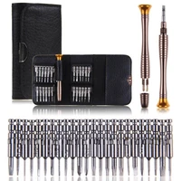 25 in 1 torx precision screwdriver bit set hand tools screw driver kit screwdriver set for mobile phones repair tools